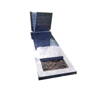 bijzondere-grafsteen-met-gehakte-roos