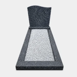 Budget Grafsteen met omranding BD-03