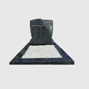 Bijzondere grafsteen gepolijst gezoet