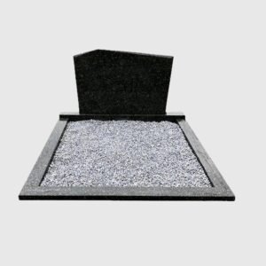 Dubbel grafmonument met omranding - DS-5