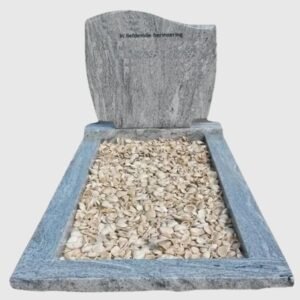 Grafsteen met omranding ES-23