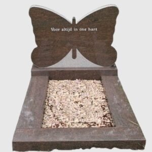 Grafsteen vlinder-1